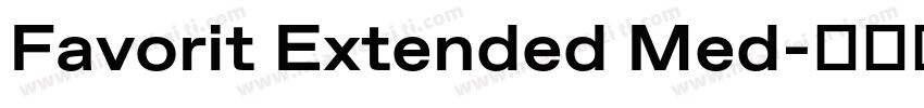 Favorit Extended Med字体转换